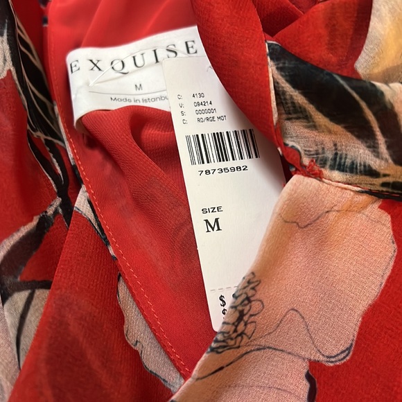 Anthropologie Exquise Floral Tiered Mock-Neck Maxi Dress - Picture 16 of 16